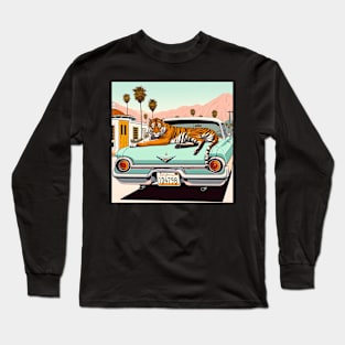 Funny Summer Tiger lover  Motel 2024 Long Sleeve T-Shirt